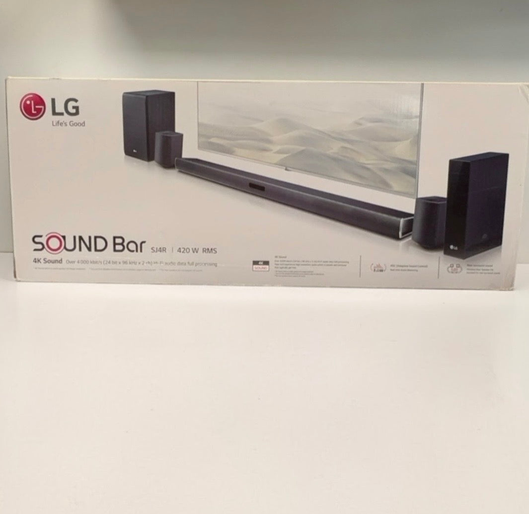 LG SJ4R Soundbar Home Theater System Black DCANLLK