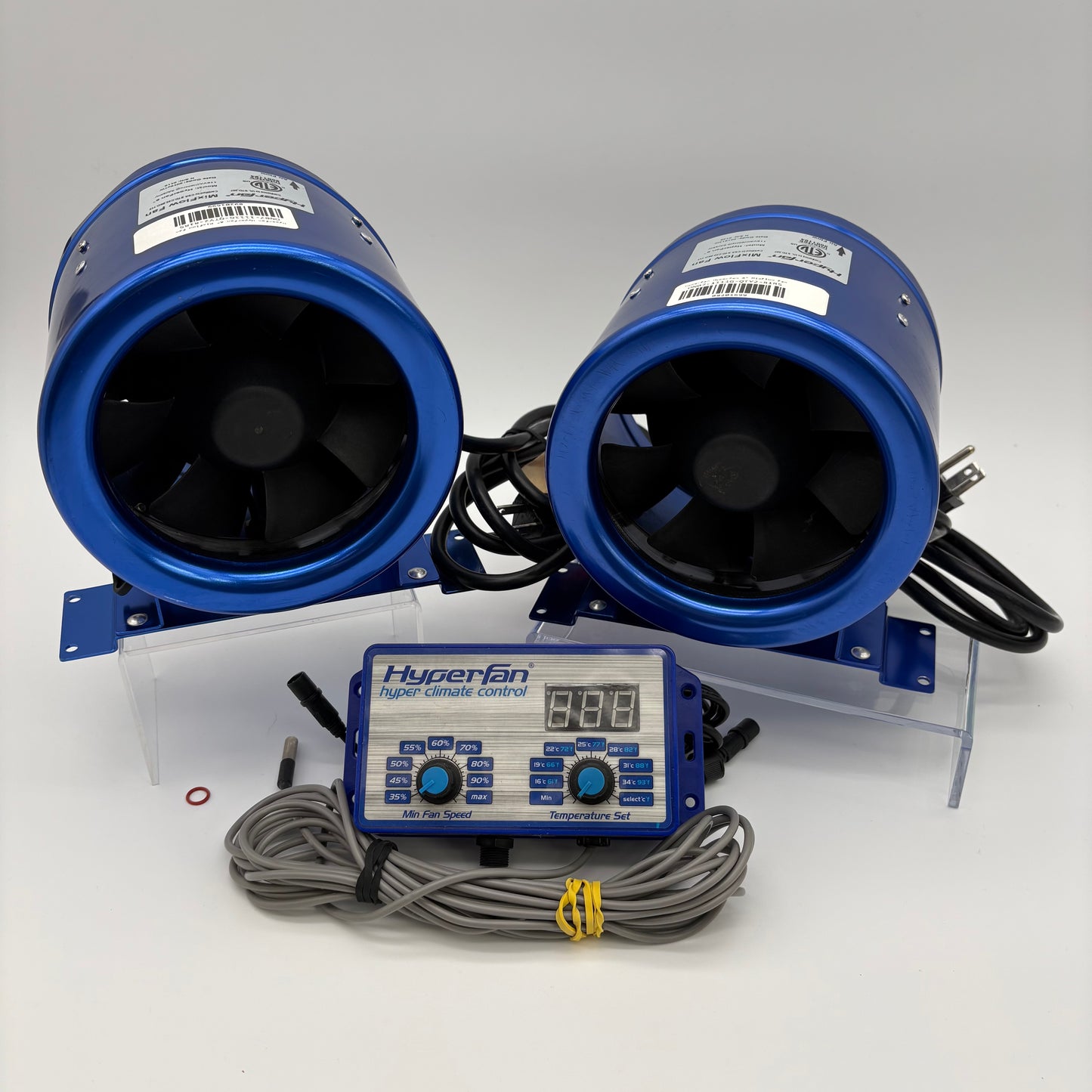 Hyper Fan 6 in Digital Mixed Flow Fans 315 CFM with Climate Control Module