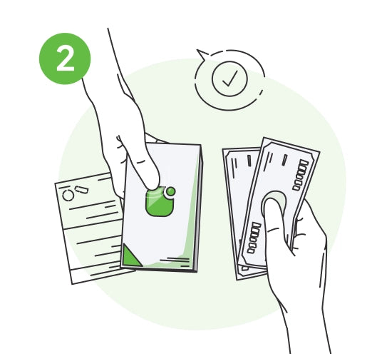 customer getting paid